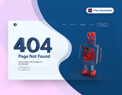 404 Error Page - (Freebie)