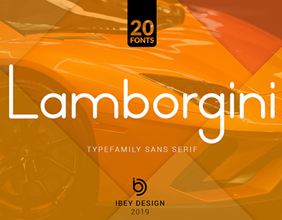 Lamborgini - Free Font
