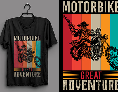 motorbike t-shirt desing