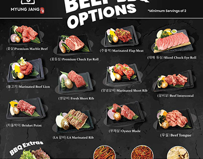 Korean BBQ marketing | Graphic Design