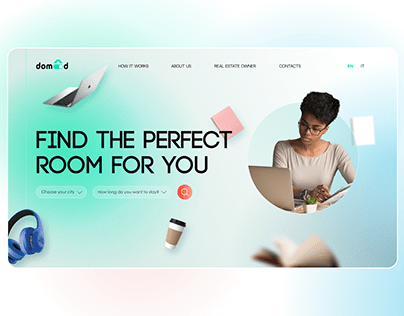 Main page design concept | DOMOOD