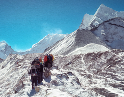 Treking to Everest, Nepal