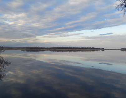 Volga River, evening