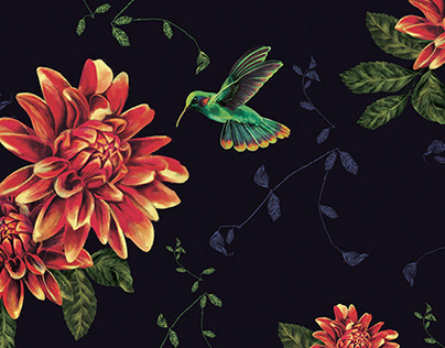 Floral Pattern — Tigerprint Hallmark Competition