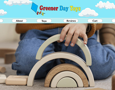 Greener Day Toys website design