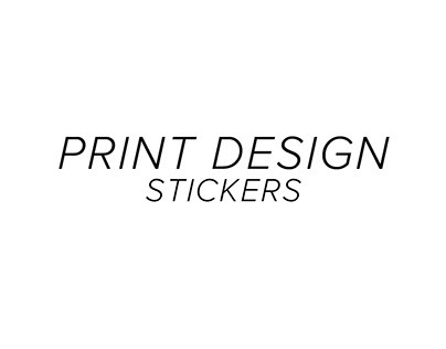 [Print] Sticker Design