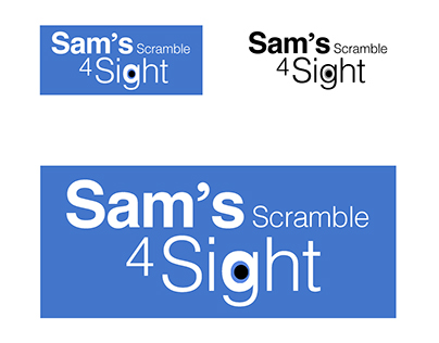 Sam's scramble for sight logo.