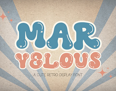 Marvelous : A Cute Retro Display Font