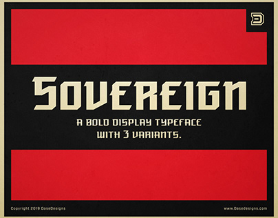 Sovereign Sports Font