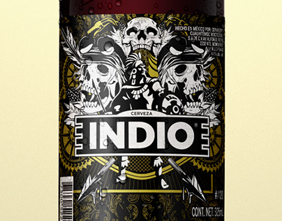 Etiqueta Cerveza Indio