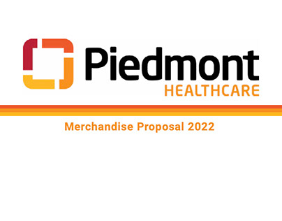 Piedmont merchandise proposal - Webbmason Internship