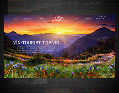 Vin-Tourist.Travel | UI/UX solution for travel company