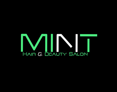 Mint Hair & Beauty Salon poster design