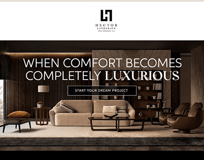 Hector Landgrave High-end Furniture - UX UI