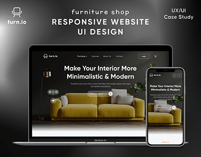 Furniture - Responsive Website UI Design