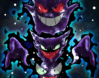 Gastly, Haunter e Gengar, icônicos e muito engraçados, os primeiro