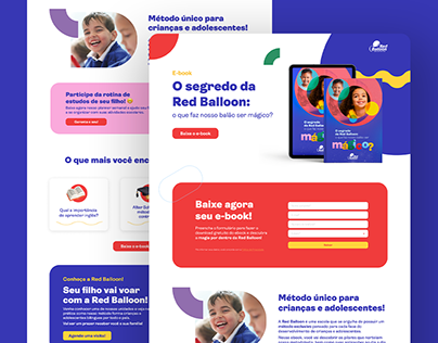 Project thumbnail - Landing Page | Red Balloon - Ebook