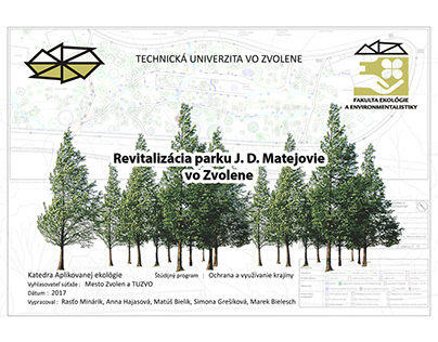 Revitalizácia parku J. D. Matejovie vo Zvolene