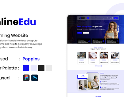 Online Edu (E-Learning Website Design)