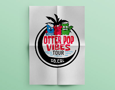 Project thumbnail - Otter Pop Tour Logo
