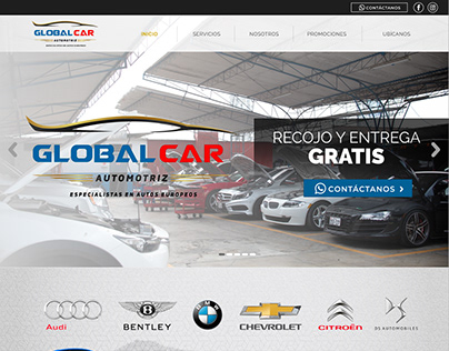 Maquetación Web - Global Car