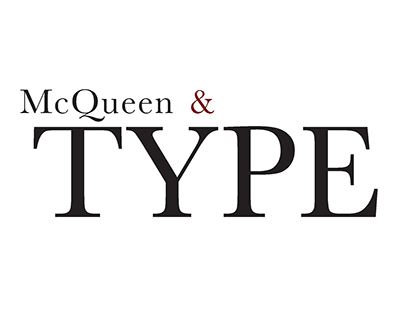 Typebook: McQueen & Type