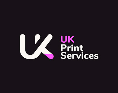 UK Print Services Logo Design