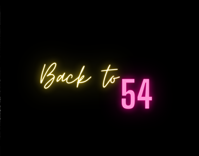 Back to 54 I Fashion Design Project