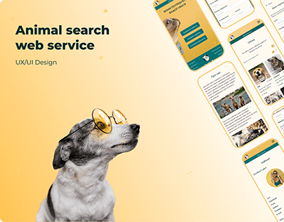 Web service for searching for missing animals