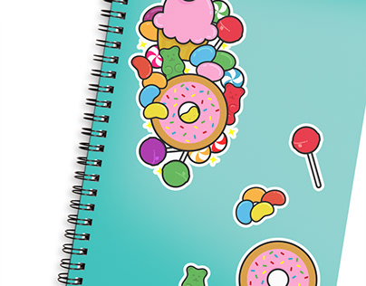 Candy Sticker Pack - Threadless.com competition entry