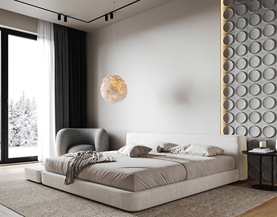 Bedroom design and interior visualization