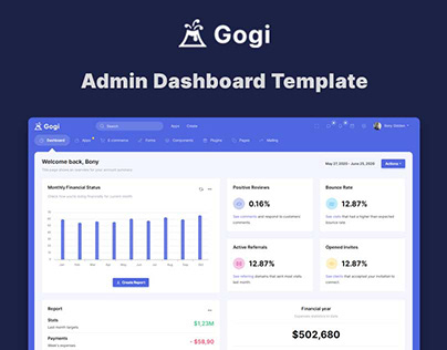 Gogi - Admin Dashboard Template