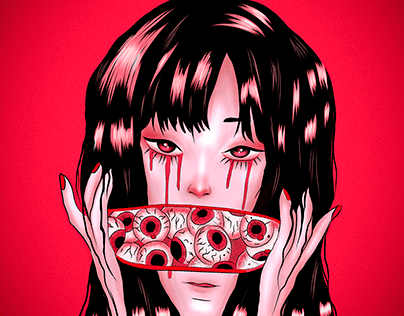 Tomie Junji Ito illustration