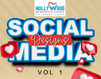 Hollywood Dental Center social media designs