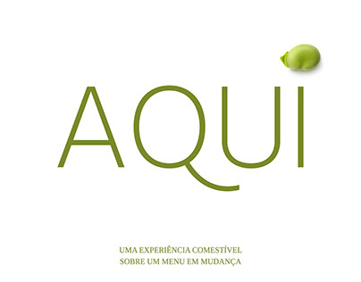 Aqui*- an edible experience about a changing menu