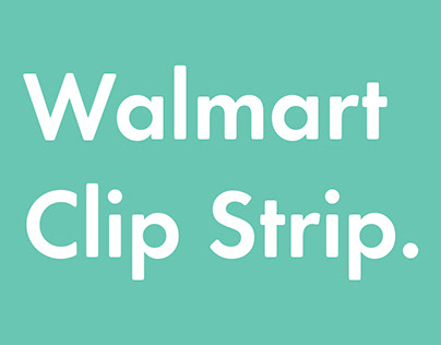 Walmart Clip Strip items