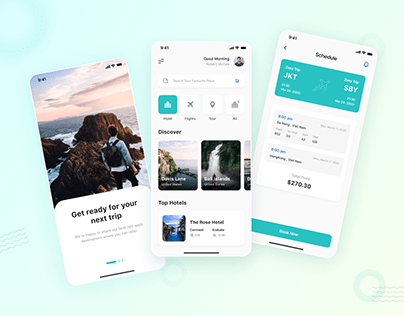 Triparo - Travel App Design