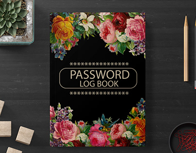 Password Logbook Cover Design