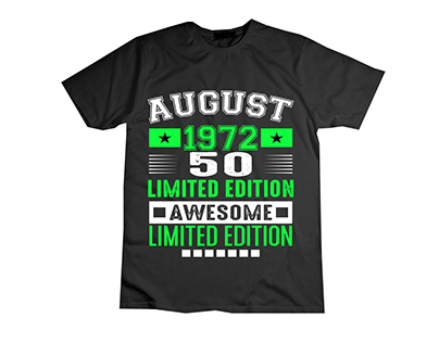 August 1972 limited edition