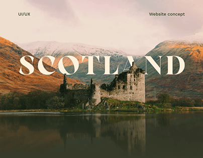 Scotland Travel | Tour operator website concept