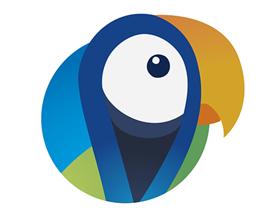 Logo Blue Macaw Flora