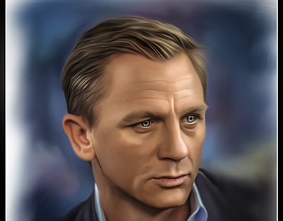 Daniel Craig, Pintura Digital
