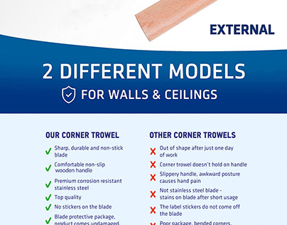 Best Corner Drywall Tool Made of Stainless Steel