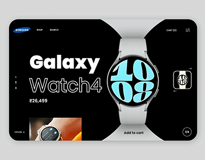Galaxy Watch | Hero Page | Ui