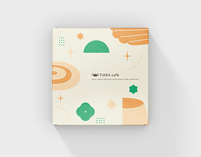 Packaging : TiARA cafe 甜點禮盒包裝