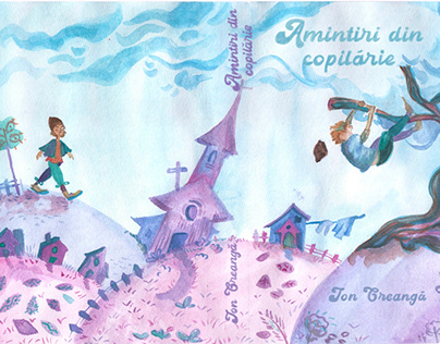Ilustratie de carte, "Amintri din copilarie"