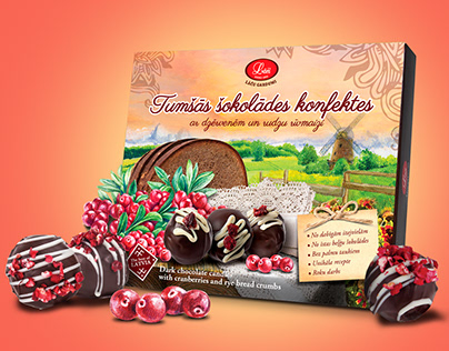 Chocolate candies packaging