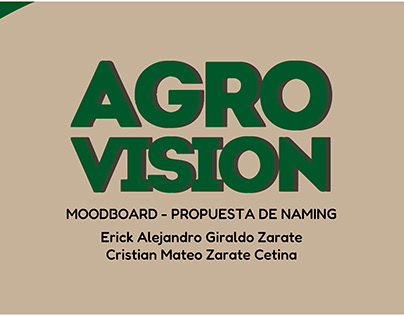 Agro Vision | MoodBoard - Propuesta de Valor