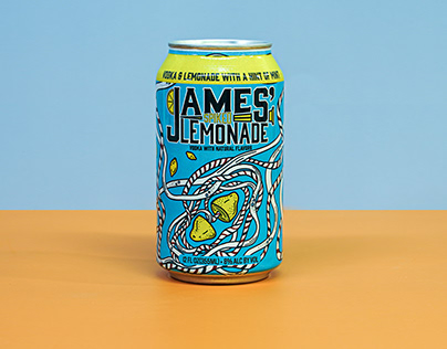 James Spiked Lemonade Packaging