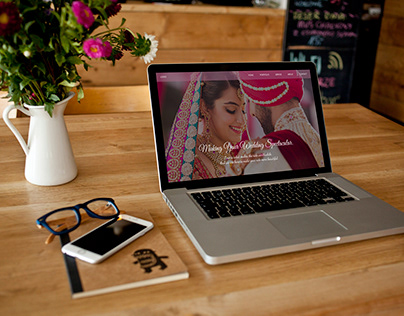 Wedding web UI design